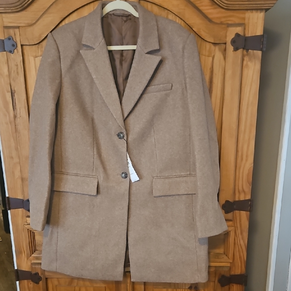Calvin Klein Tan NWT Trench Coat